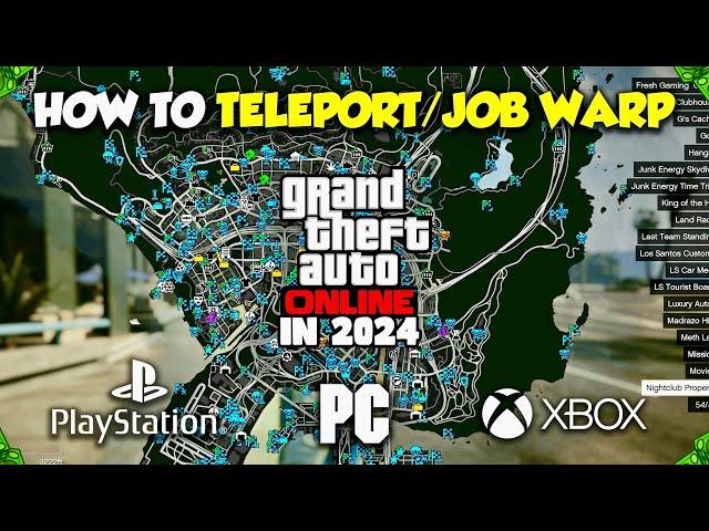 How to TELEPORT/JOB WARP in GTA 5 Online! (UPDATED 2024)