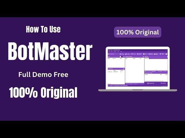 BotMaster Latest Version With Button Features | How To Activate Botmaster | Botmaster10