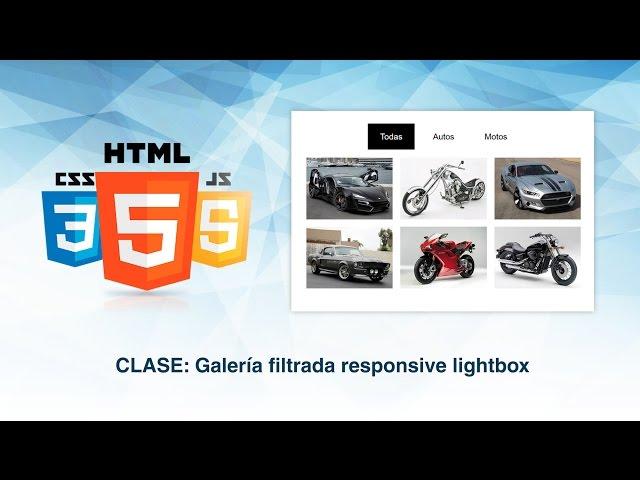 Galeria Responsive HTML5 CSS3 JS