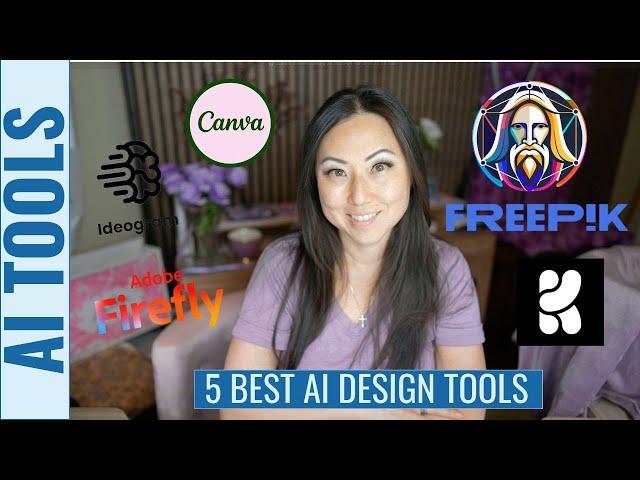 5 Must-Have AI Design Tools in 2025 (Create Images Like A Professional Graphic Designer)
