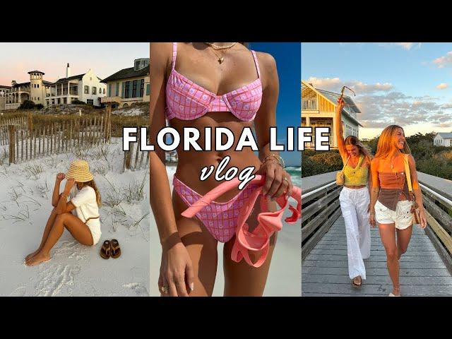 VLOG: few days in my life (beach days, workout, sunrise, friends)