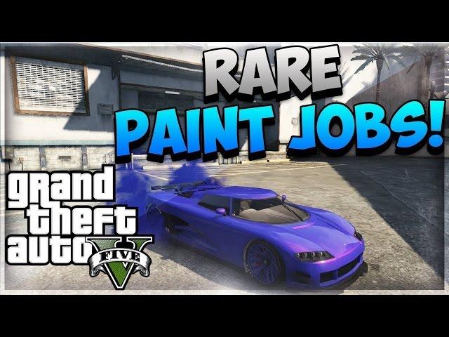 GTA Online) Modded/Rare Car Paint Jobs Ft , Neon Colours!