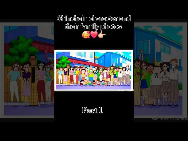 shinchan character and their family photos ️ #trending #love #shinchancartoon #comment #azz