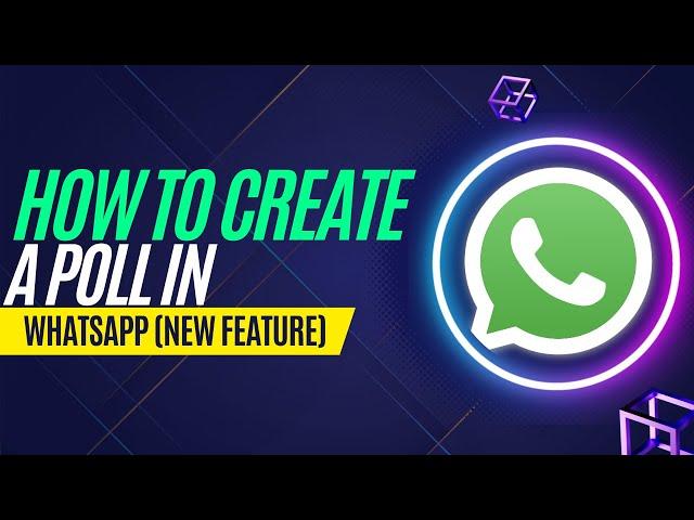 How to Create a Poll in WhatsApp on Android (NEW FEATURE)