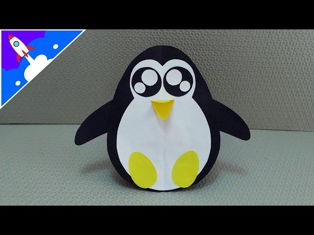 Como fazer um pinguim de papel