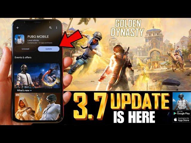  HOW TO UPDATE 3.7 VERSION IN PUBG MOBILE | PUBGM 3.7 UPDATE OPTION NOT SHOWING |3.7 UPDATE IS HERE