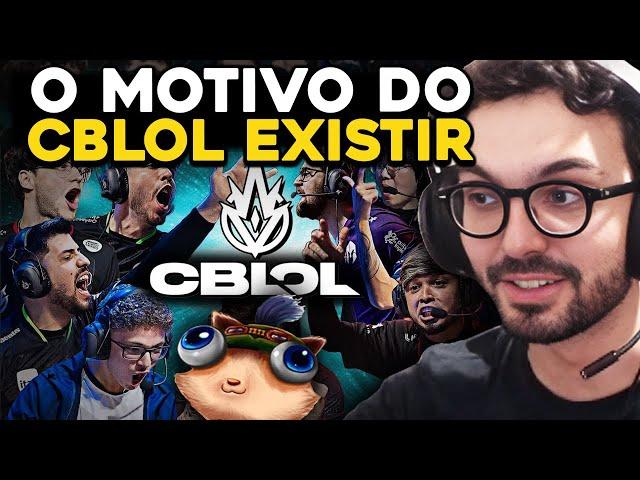 o MOTIVO do BRASIL ser a REGIÃO do ENTRETENIMENTO - CBLOL DA ZUEIRA (ÁUDIO ABERTO) - MYLON REACT