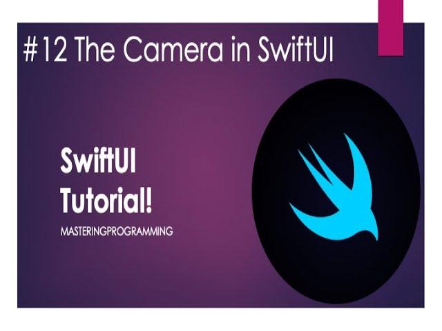 How to Use the Camera and Photo Library In SwiftUI