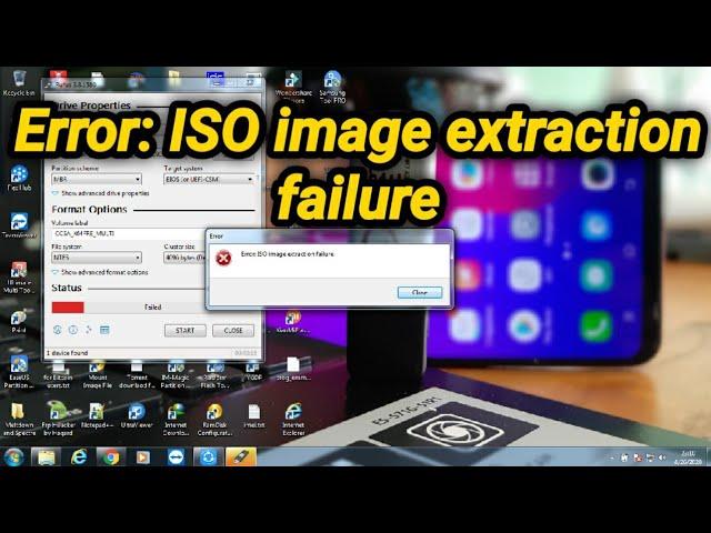 Cara mengatasi Rufus Error:ISO image extraction failure_solved with simple solutions (work 100%)