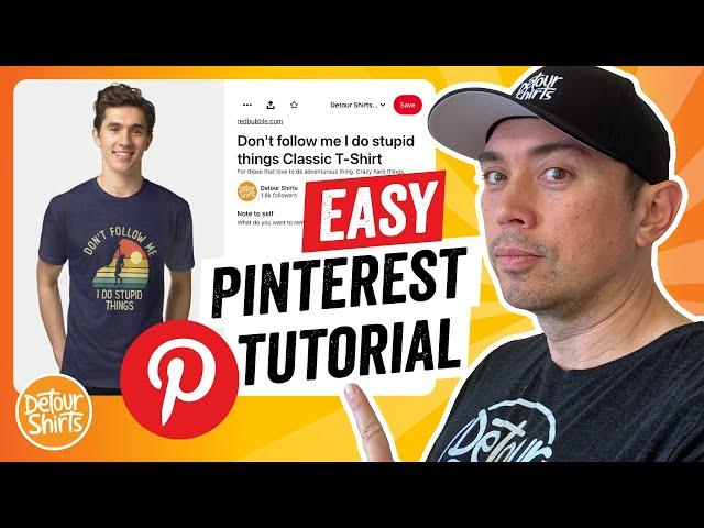 How to Use Pinterest with RedBubble for Beginners on Print on Demand | Get More Views