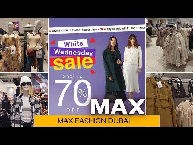 Max Fashion||White Wednesday Sale Upto70%||Women's Winter Clothing||November2024 @maxfashionmena