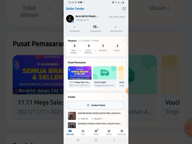 cara upload produk di lazada via hp handphone jualan mudah di lazada seller center