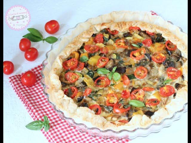 TORTA RUSTICA CON VERDURE la torta salata più buona