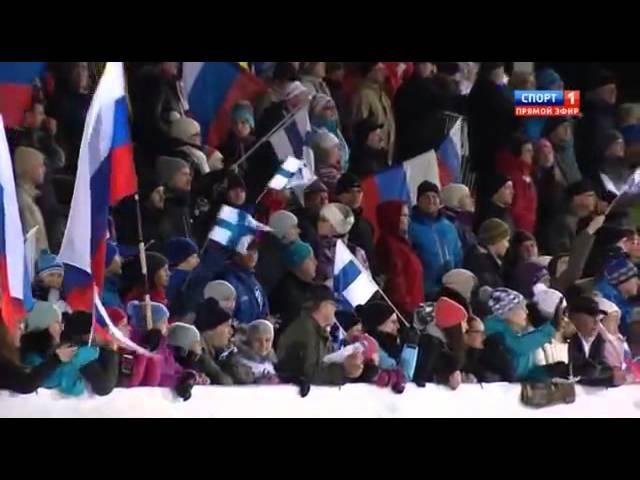 Биатлон  Кубок Мира 2013 2014  8 этап Женщины Спринт  Контиолахти 13 03 2014