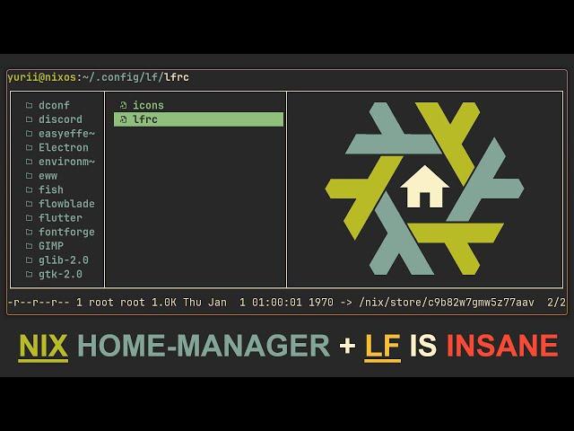LF + NIX: Simple Setup for Extreme Productivity