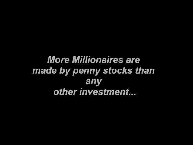 The Penny Book- How to make money with penny stocks