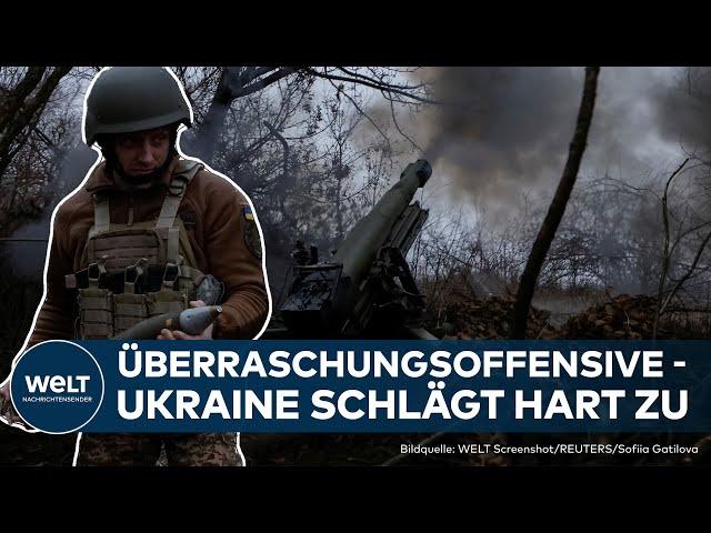 PUTINS KRIEG: Ukraine geht in die Offensive - Schwere Kämpfe in der Region Kursk