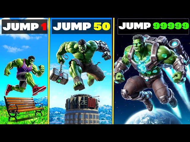 HULK Upgrades with Every Jump in GTA-5