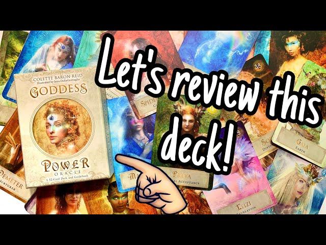 Goddess Power Oracle Review | Deck Flip Through