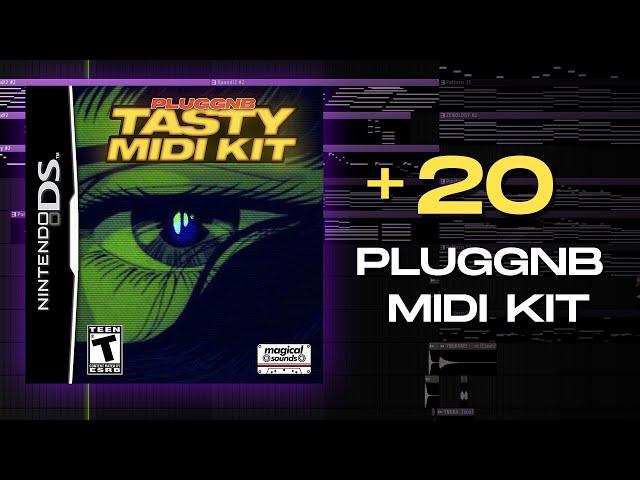 [FREE] PLUGGNB MIDI KIT 2023! "TASTY MIDI KIT vol.1" (mexikodro, stoopidxool, diego money) 