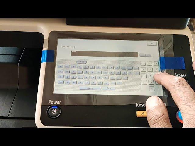 HOW TO CLEAR ERROR CODES ON KONICA MINOLTA BIZHUB 226i , 306i, || HOW TO ENTER SERVICE MODE