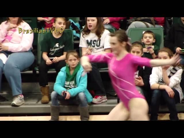 Athletic Gymnast Floor Routine Highlights HD