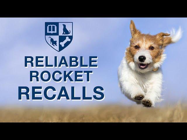 Reliable Rocket Recalls - Live Webinar with Dr. Ian Dunbar and Jamie Dunbar