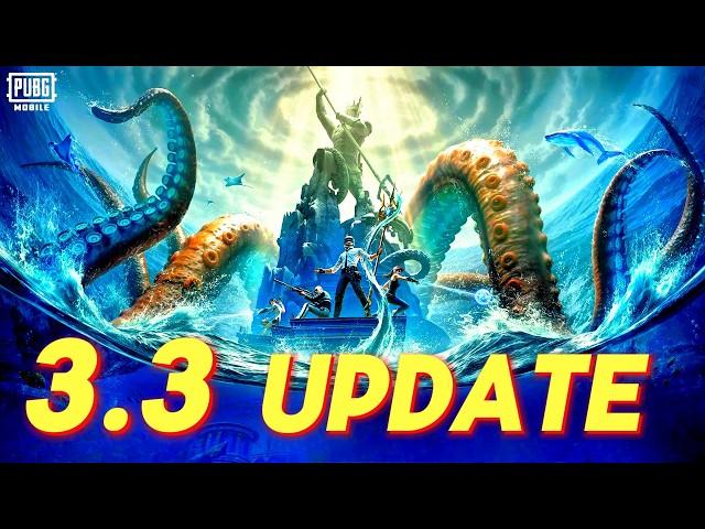 PUBG Mobile 3.3 Version Update (July 11, 2024) | New Ocean Odyssey Coming