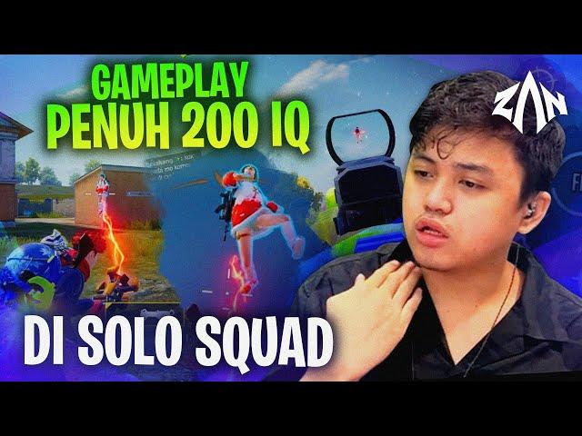 Gameplay Penuh 200 IQ Di Solo Squad | HD Ultra PUBGM Indonesia