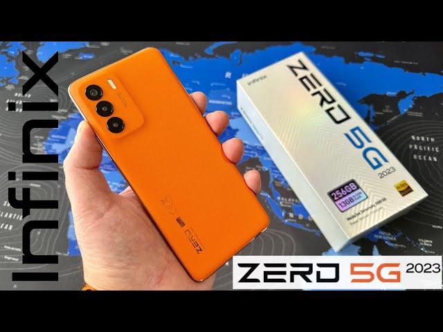 Infinix ZERO 5G 2023 Coral Orange - Unboxing and Hands-On