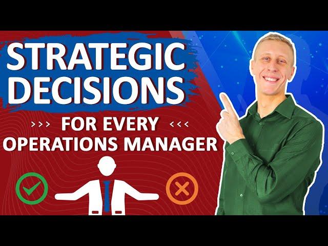 Strategic Decisions for every Operations Manager | Rowtons Training by Laurence Gartside