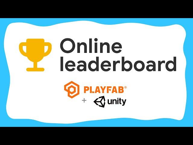 Easy and free online leaderboard in Unity! - PlayFab in Unity tutorial (#2)