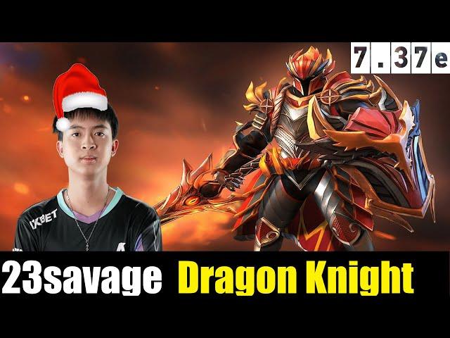 23savage [Dragon Knight] CARRY  7.37E - DOTA 2 HIGHEST MMR #dota2  #dota2gameplay #23savage