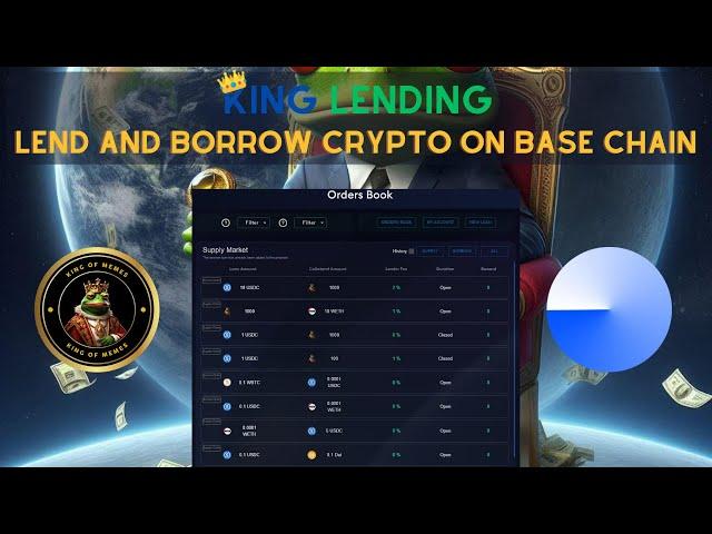 King Lending | A Lend/Borrow protocol on BASE Chain, how it works...