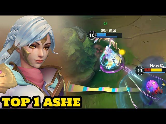 Wild Rift ashe  -  top 1 ashe high noon ashe mythic Gameplay Rank season 15