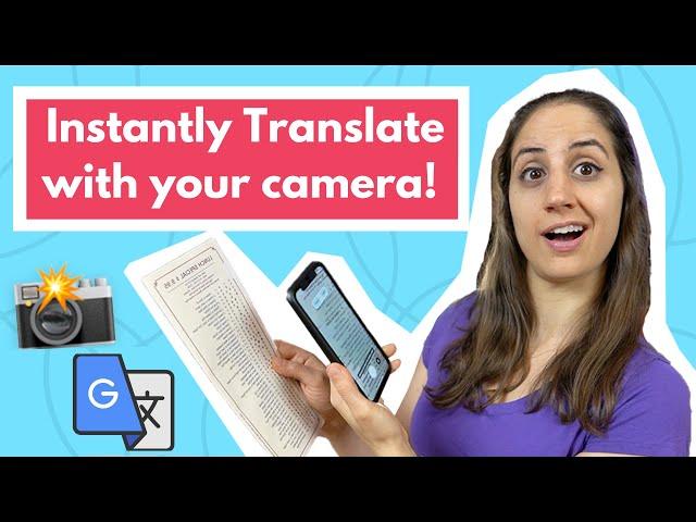 How to translate an image with your camera! (with Google Lens Translate)