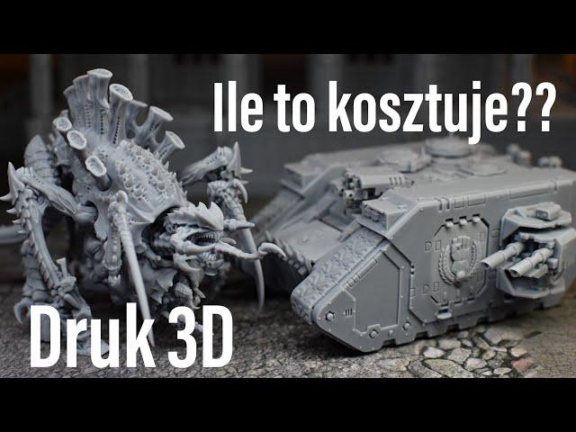 Warhammer 40K - Ile kosztuje drukowanie armii w żywicy?