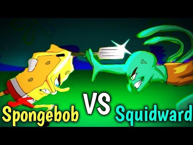 Spongebob Anime - Spongebob VS Squidward