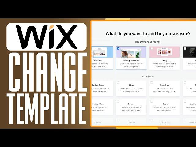 Wix: Change Template Of Existing Site (2024) Simple Tutorial