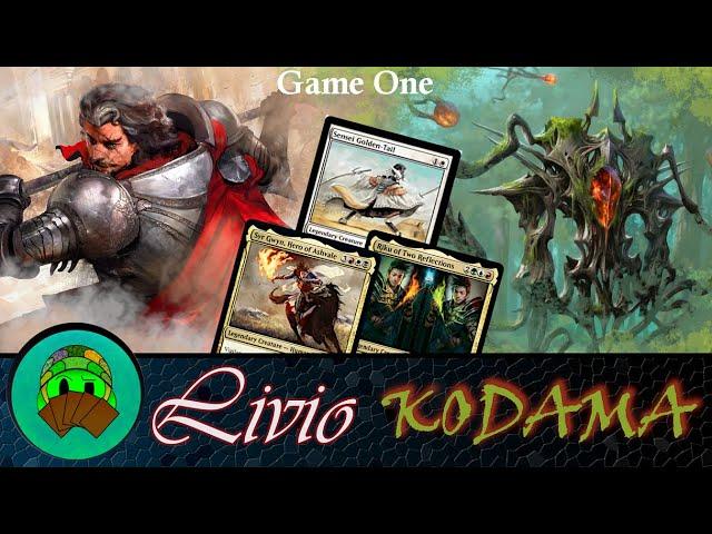 Livio and Kodama versus Syr Gwyn, Riku, and Sensei Golden-Tail | EDH / CMDR Gameplay