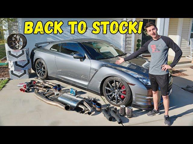 I Put My R35 Nissan GT-R 100% BACK TO STOCK!!