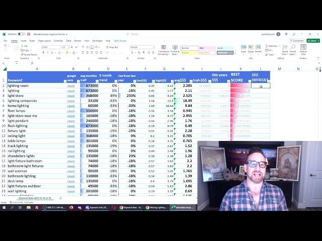 Get the BEST SEO Keywords w/ ChatGPT & Excel 4 FREE