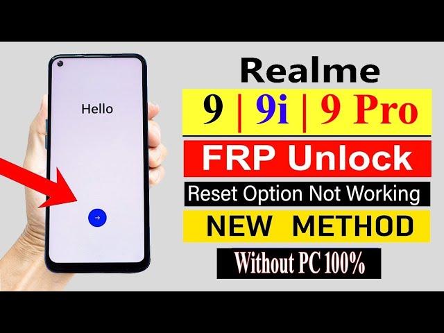 Realme 9 Frp Bypass / Realme 9 Google Account Remove / Without PC 100%