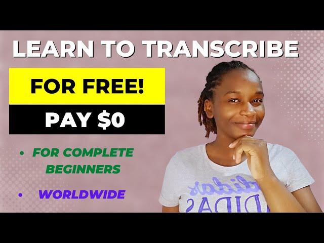 Learn To Transcribe for FREE | Practise on Real Files