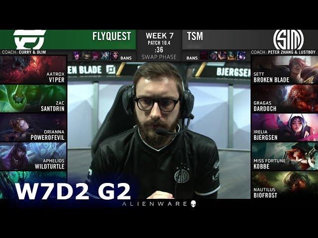 FlyQuest vs TSM | Week 7 Day 2 S10 LCS Spring 2020 | FLY vs TSM W7D2