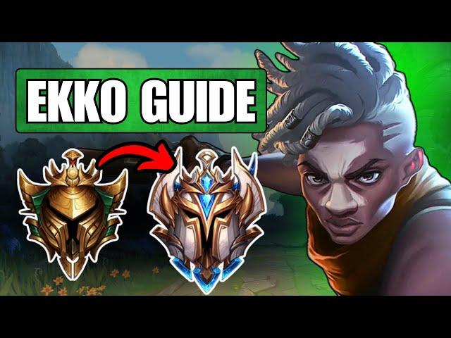 Wild Rift Ekko Guide Mid & Jungle - Beginner to Pro - Build, Combos, Pro Tips