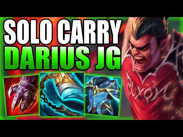 DARIUS JUNGLE IS A BEAST AT CARRYING SOLO Q GAMES BY HIMSELF! - Gameplay Guide League of Legends