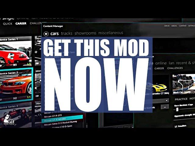 YOU NEED THIS MOD ! - Assetto Corsa Content Manager