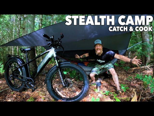 E-Bike to Stealth Camping Catch & Cook