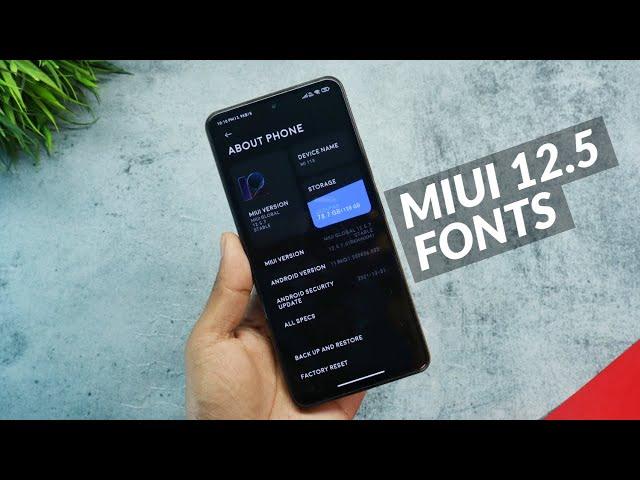 Top 3 New Miui 12.5 Fonts For March 2022 | Best Miui Fonts For Redmi,Poco & Xiaomi Device